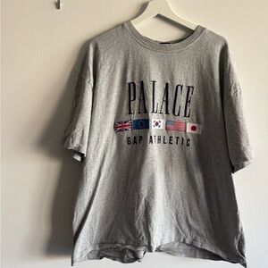 Palace X GAP Athletic Gray T-Shirt XL